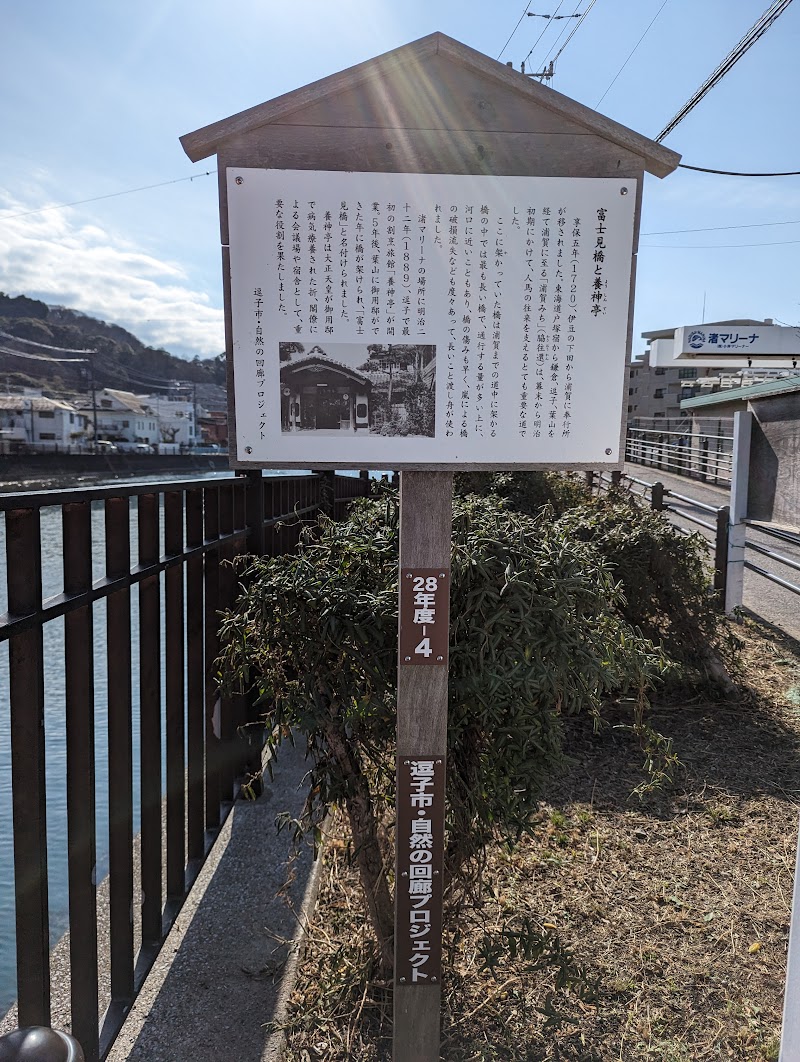富士見橋と養神亭