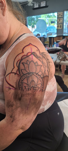 Explore skulls tattoo ideas, creative tattoo ideas in Port Orange, available at Electric Shark Tattoo Studio