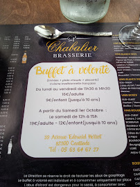 Menu / carte de Brasserie Chabalier à Caussade
