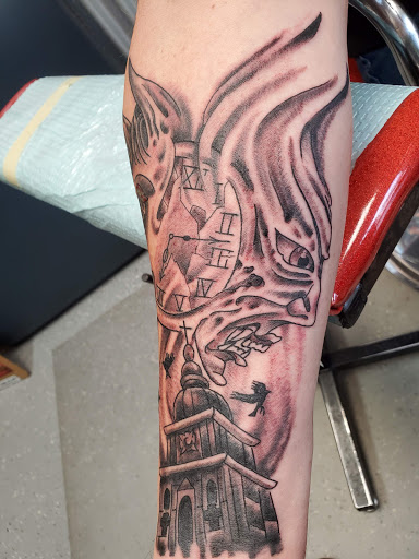 Explore acronym tattoo ideas, creative tattoo ideas in League City, available at Zen Body Art & Adornment Tattoo Shop
