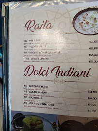 Taste of India Restaurant à Turin menu