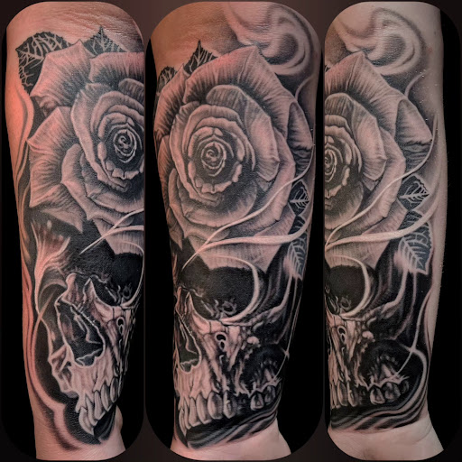 Explore phlebotomy tattoo ideas, creative tattoo ideas in Menomonee Falls, available at Cal Tattoo