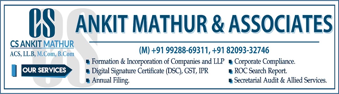 Ankit Mathur & Associates (Company Secretary)