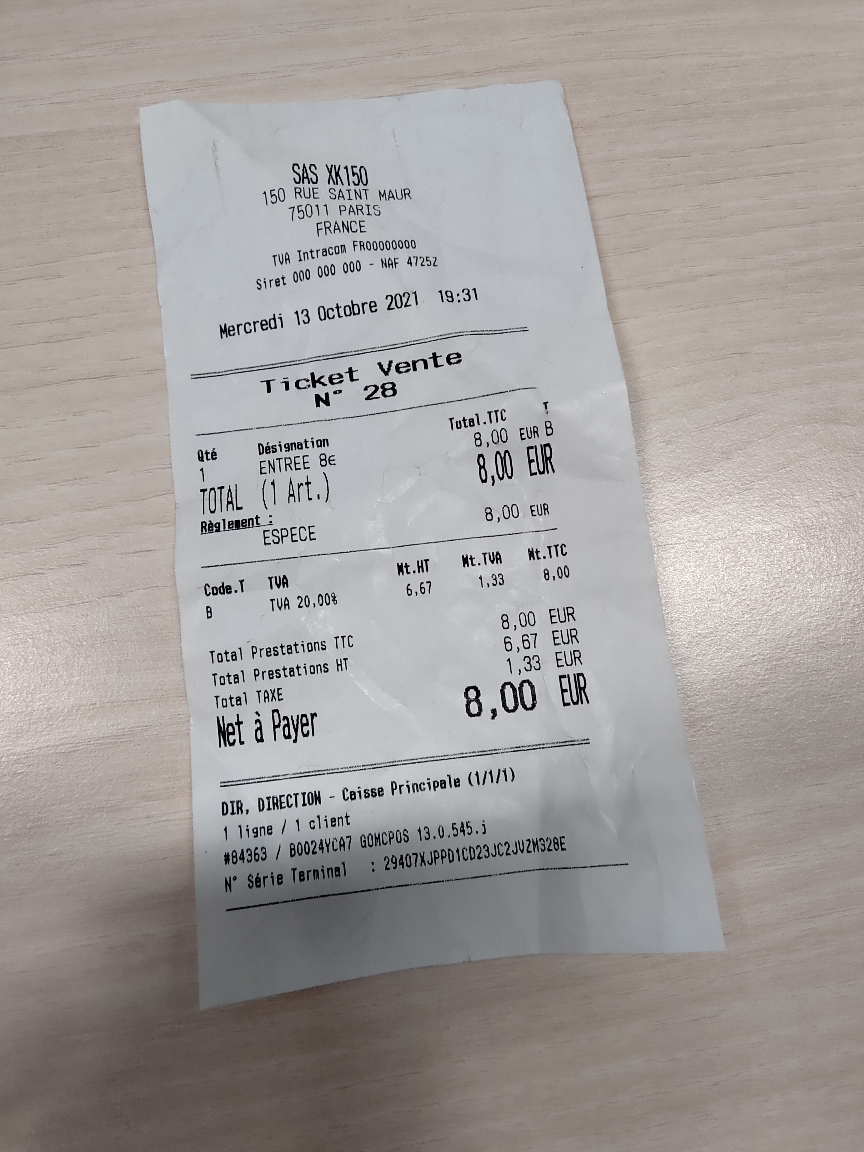Photo n° 1 de l'avis de steph.a fait le 16/10/2021 à 15:15