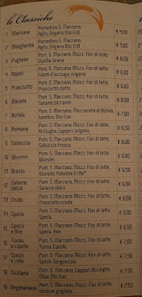 Carte du L'arte Della Pizza à Vanzaghello