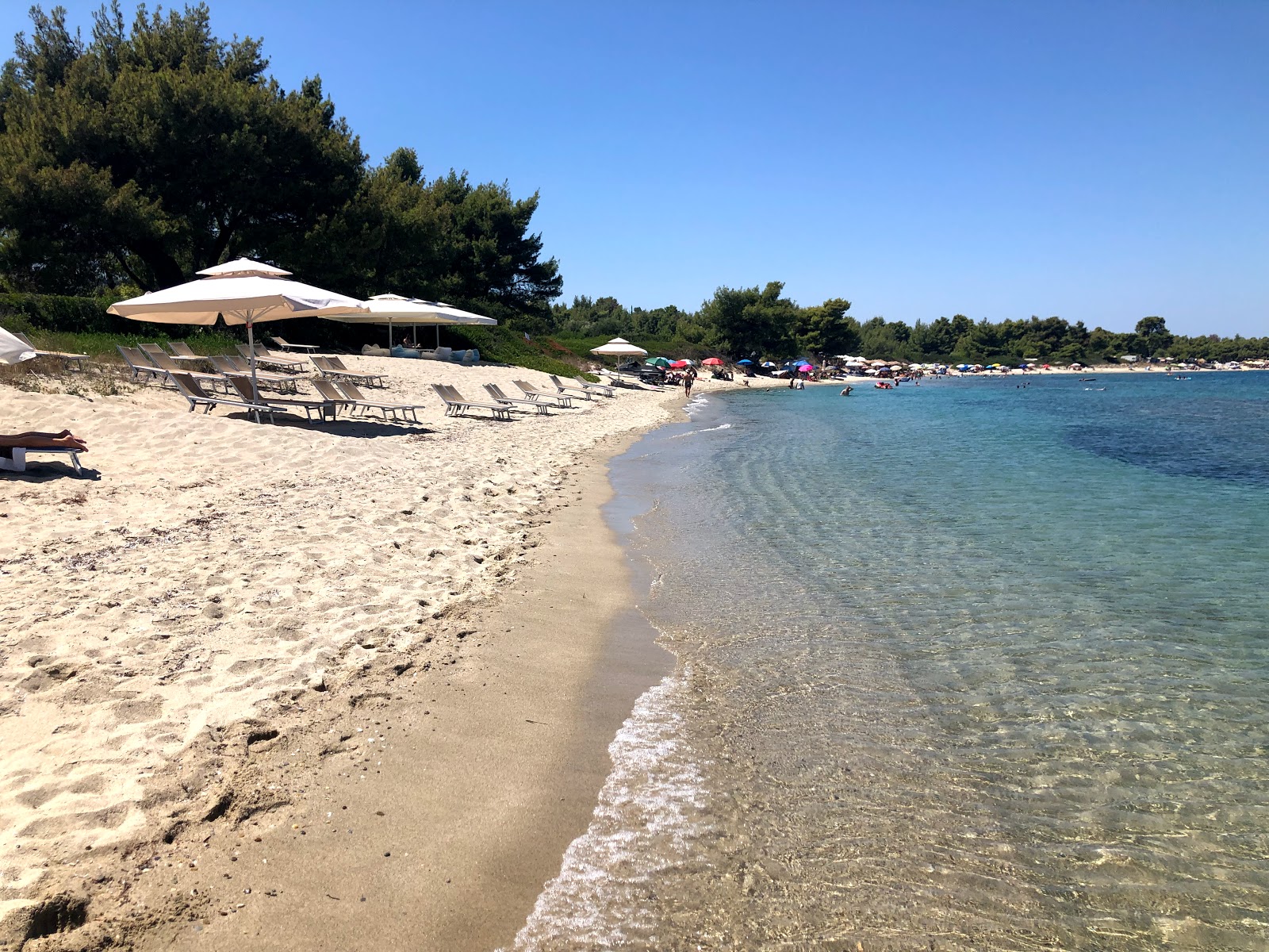 Glarokavos beach on the map with photos and reviews🏖️ BeachSearcher.com