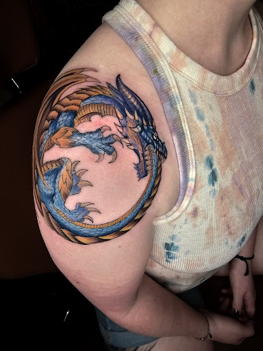 Explore adventure time tattoo ideas, creative tattoo ideas in Arlington, available at The Chosen One Ink