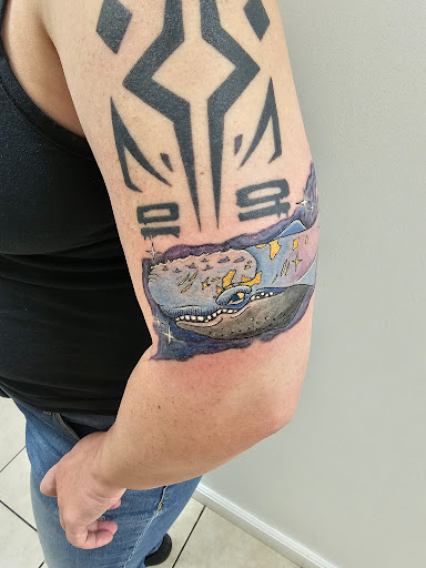 Explore queen tattoo ideas, creative tattoo ideas in San Marcos, available at Locally Famous Tattoo