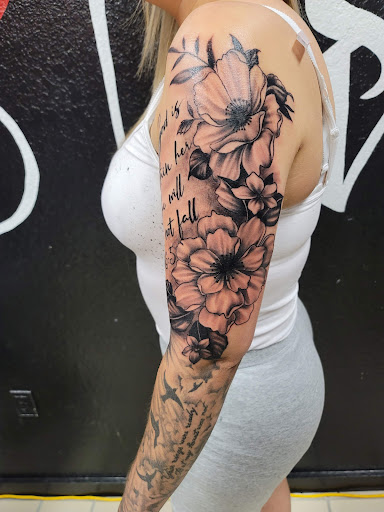 Explore capricorn tattoo ideas for men, creative tattoo ideas in Hereford, available at Slow Pain Tattoo Body Art Studio