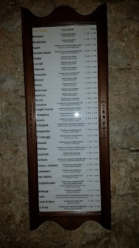 Pizzeria Pizzeria da Battista à Ulassai (le menu)