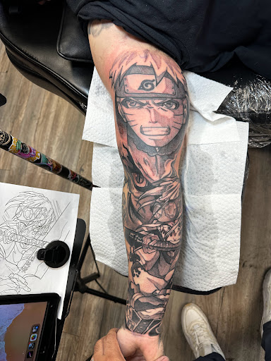 Explore great dane tattoo ideas, creative tattoo ideas in Brooklyn, available at Empire Ink Tattoo Studio