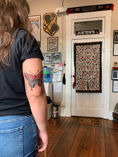 Explore 90's cartoon tattoo ideas, creative tattoo ideas in Russellville, available at Smoky Row Tattoo