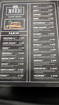 Mordi Sandwichouse® - Borgo Pio 139 à Rome menu