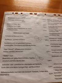 Menu / carte de Dorfstüble Böffingen à Glatten