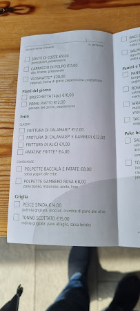Comeilmare à Gaeta menu