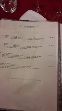 Le Relais de la Chevrette à Bernex menu