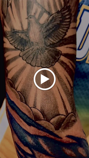 Explore frozen tattoo ideas, creative tattoo ideas in Denver, available at Viva La Raza Tattoo Club