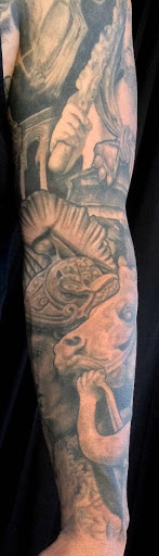 Explore disney castle tattoo ideas, creative tattoo ideas in Peoria, available at Iron Key Tattoo Studio Inc.