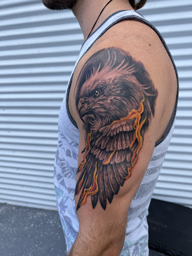 Explore elbow tattoo ideas traditional, creative tattoo ideas in Myrtle Beach, available at Elite Ink Tattoos of Myrtle Beach