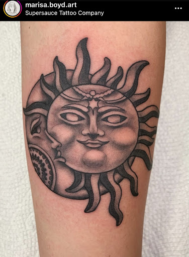 Explore tattoo ideas pocket watch, creative tattoo ideas in Channahon, available at Supersauce Tattoo Company