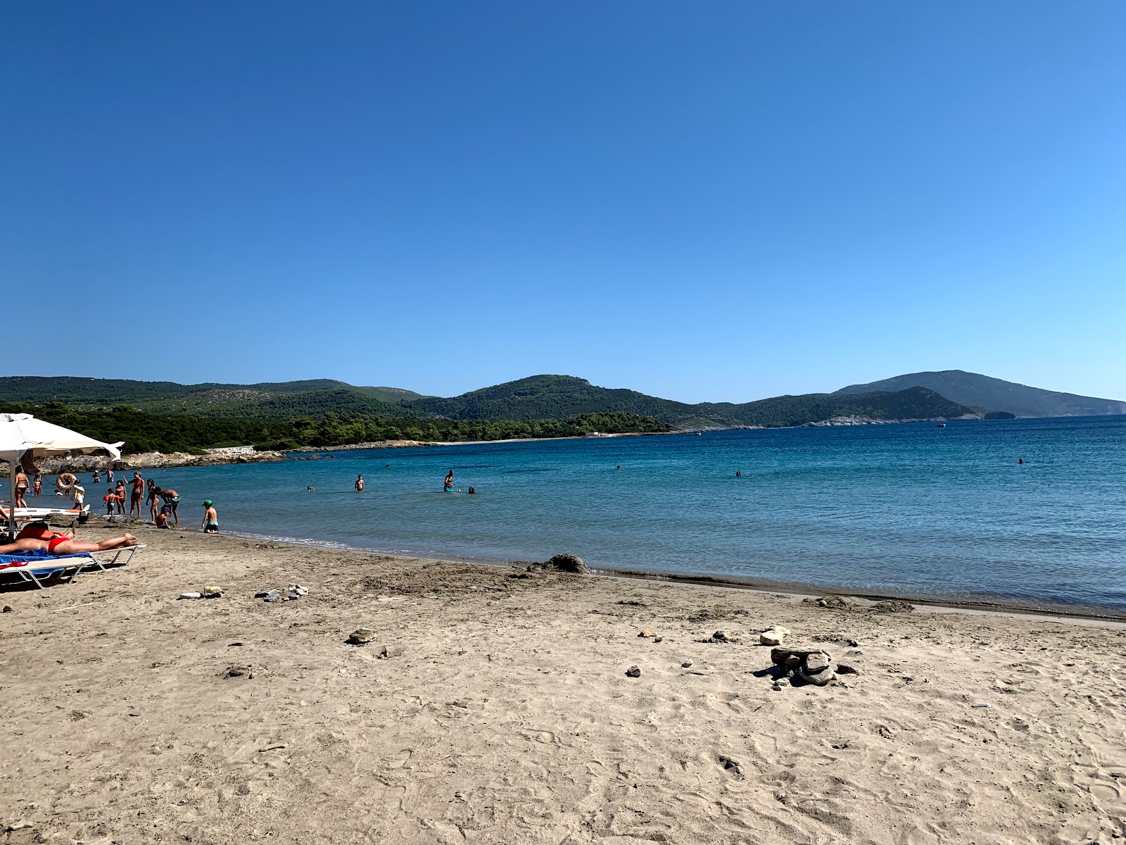 Zdjęcie Kalogria beach z poziomem czystości wysoki