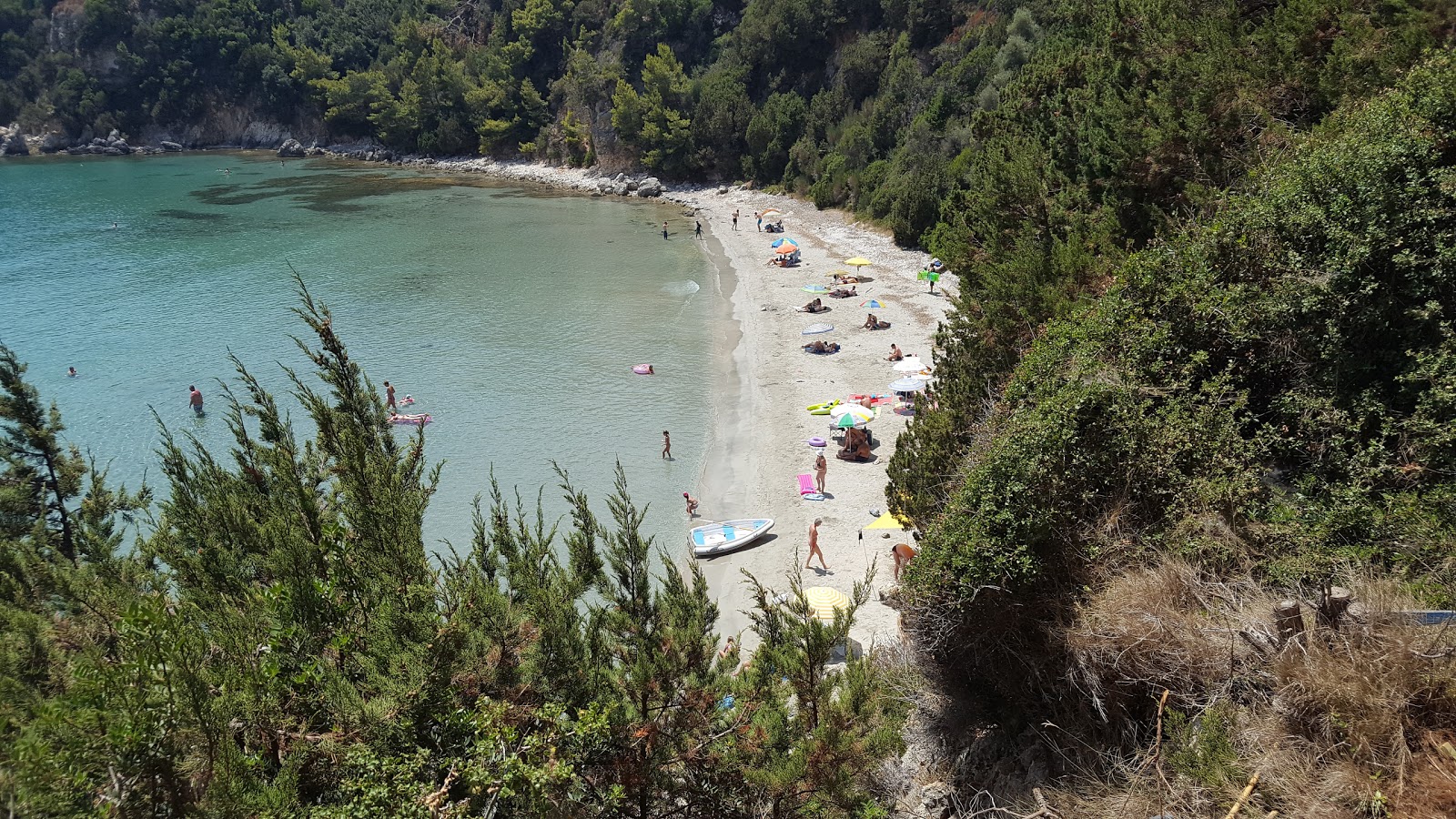 Photo of Skala beach surrounded by mountains