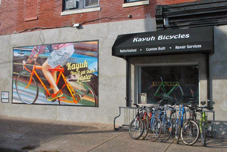 Kayuh Bicycles & Cafe Bicycles Coffee Community Est. 2012 Philadelphia