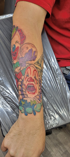 Explore rising sun tattoo ideas, creative tattoo ideas in Jasper, available at Addictive Ink tattoo and piercing studio