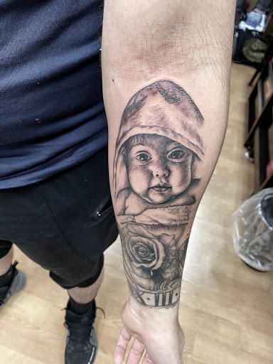 Explore dog name tattoo ideas, creative tattoo ideas in Jackson Heights, available at Jackie