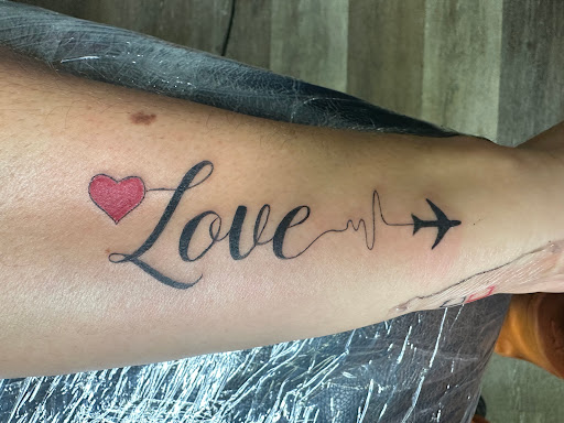 Explore batman logo tattoo ideas, creative tattoo ideas in Oviedo, available at Fine Ink Studios Tattoos