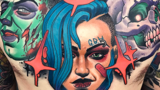 Explore sleepy hollow tattoo ideas, creative tattoo ideas in New Orleans, available at Orleans Ink