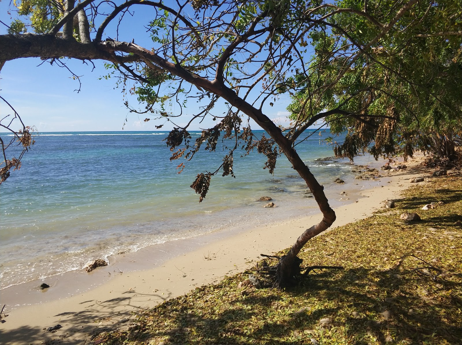 Foto von Playa El Castillo mit beiger sand Oberfläche