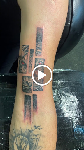 Explore cool face tattoo ideas, creative tattoo ideas in Jacksonville, available at Renegade Art Studio LLC