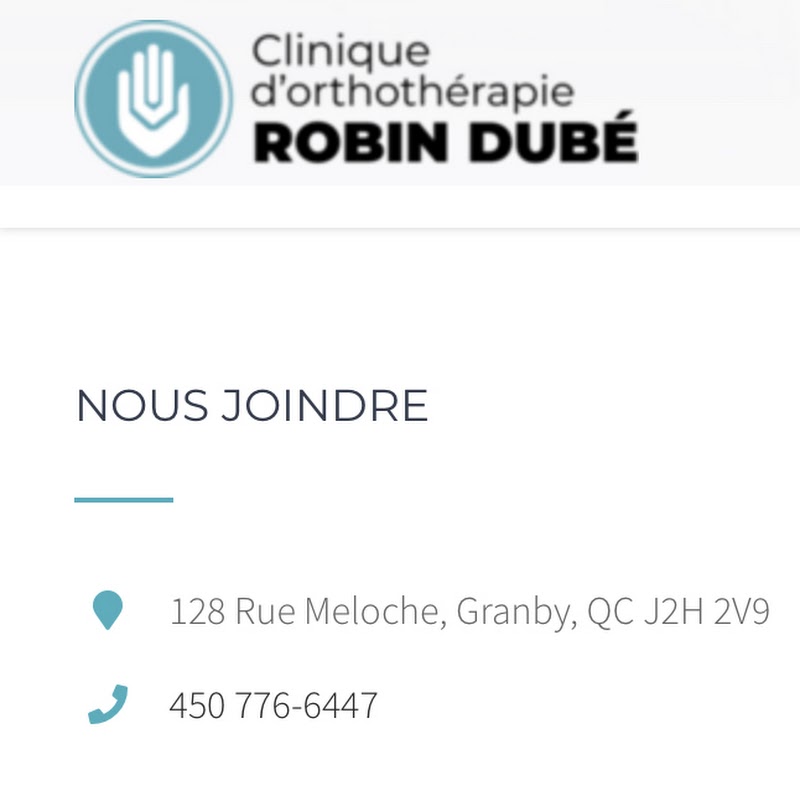 Clinique d'Orthothérapie Robin Dubé