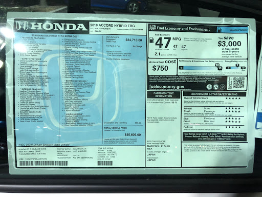 Honda Dealer «Honda of Thousand Oaks», reviews and photos, 3925 Auto Mall Dr, Thousand Oaks, CA 91362, USA