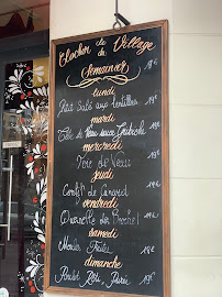 Restaurant Le Clocher du Village à Boulogne-Billancourt (la carte)