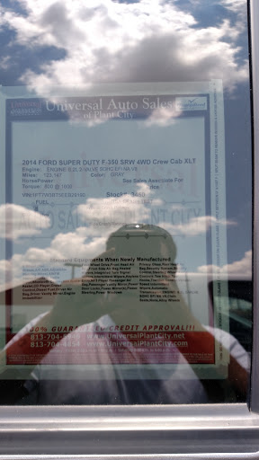 Used Car Dealer «Universal Auto Sales of Plant City», reviews and photos, 611 S Alexander St, Plant City, FL 33563, USA
