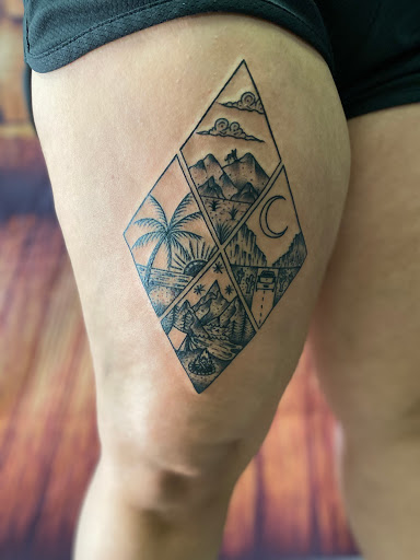 Explore infinity tattoo cover up ideas, creative tattoo ideas in Modesto, available at Dying Art Tattoo