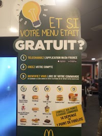 Restauration rapide McDonald's à Lattes (le menu)