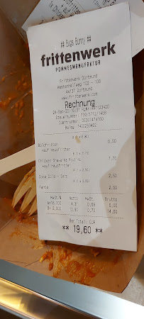 Frittenwerk Dortmund à Dortmund menu