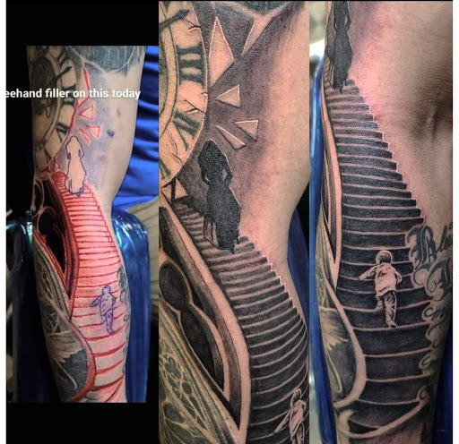 Explore sonic the hedgehog tattoo ideas, creative tattoo ideas in Kenosha, available at Kenosha Tattoo Company