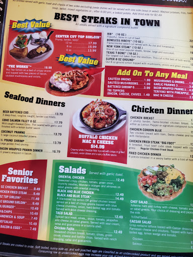 Steak House «Buzz Inn Steakhouse», reviews and photos, 18960 US-2 #112, Monroe, WA 98272, USA