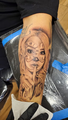 Explore number 2 tattoo ideas, creative tattoo ideas in Fresno, available at Happy Client Tattoo