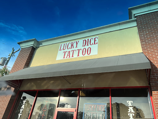 Tattoo Shop «Lucky Dice Tattoos Westgate», reviews and photos, 127 S Blackstock Rd, Spartanburg, SC 29301, USA