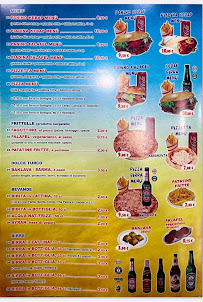 Menu / carte de Turkish Kebap Pizza Samu à Cardano al Campo