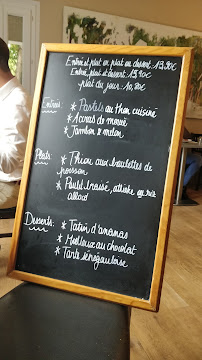 Menu / carte de La marmite senegauloise à Rennes