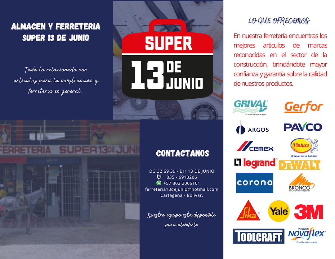 ALMACEN Y FERRETERIA SUPER 13 DE JUNIO