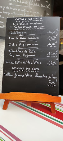 Mimi La Sorgin à Saint-Jean-de-Luz menu