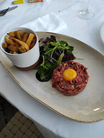 Steak tartare du Restaurant français Le Café du Port à Bordeaux - n°17