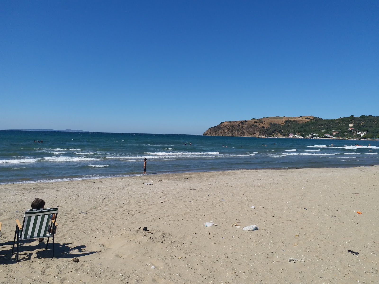 Foto av Eskel beach med turkos rent vatten yta